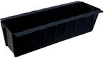 BURI 6 Paletten Blumenkasten Eins&auml;tze 37,3 cm Schwarz mit Bew&auml;sserungsmatte |...
