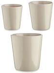 Ibergarden Topfset &Oslash; 14 cm &Oslash; 22 cm &Oslash; 17 cm konisch 3-teilig grau
