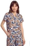 Betty & Co Damen Schlupfbluse Kurzarm