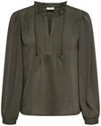 ONLY Damen Bluse | Normal geschnitten fit, Langarm, Basic, Bei max. 30 grad im