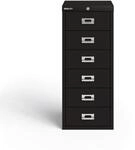BISLEY MultiDrawer, LA296, DIN A4, 6 Schubladen, 633 schwarz, Metall