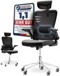 LUTIVO Bravo B&uuml;rostuhl Ergonomisch Schreibtischstuhl | Mit 8...