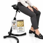 Werkfox&reg; Stehhocker & Stehhilfe bis 85 kg, ergonomisch h&ouml;henverstellbar |...
