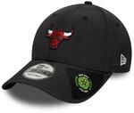 New Era 9Forty Strapback Cap MIDI Chicago Bulls schwarz
