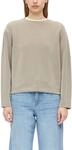 s.Oliver Damen Sweatshirt &ndash; Relaxed Fit, Weite &Auml;rmel, Scuba-Material