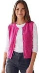 Street One Studio Damen 2515833 Strickweste mit Rundhals und Kn&ouml;pfen