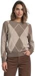 Street One Damen Langarm Pullover mit Argyle-Muster