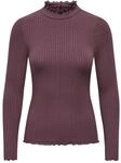 ONLY Damen Top | Slim Fit, Langarm, Casual, Bei max. 30 grad im schongang waschen