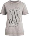 SOCCX Damen T-Shirt Rundhals mit Artwork