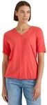Damen Kurzarm T-Shirt im Tunika-Look
