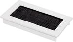 SOTECH 2 x Kabeldurchlass Toledo aus Alu wei&szlig; eloxiert 100 x 70 mm |...