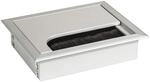 SOTECH Kabeldurchf&uuml;hrung CAVO 100 x 80 mm eckig | aus Aluminium silber...