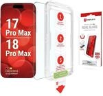 Schutzglas f&uuml;r iPhone 18 Pro Max/f&uuml;r 17 Pro Max, kristallklar, MountMaster 