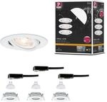 Paulmann LED Einbauleuchte Nova Plus GU10 Flat IP65 93 mm 3x4,9W 3x550lm 230V...