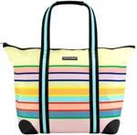 Remember Einkaufstasche gro&szlig; bunt gestreift &ndash; Shopper Levante XXL 58 cm mit