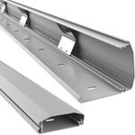 RICOO Kabelkanal Wand aus Aluminium 110cm Z1110-G Kabel Kanal Klappmechanismus
