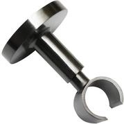 GARDINIA Deckentr&auml;ger f&uuml;r Gardinenstange, Mit Metallmontageplatte, 1-l&auml;ufig,