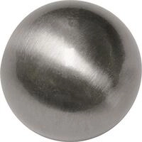 Gardinia Endknopf, Metall, Edelstahl-Optik, &Oslash; 1.6, 2