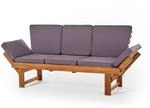 DESIGN DELIGHTS Holz GARTENBANK | 202cm, Akazie | Multifunktionsbank, Holzbank...