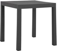 CLP Gartentisch quadratisch wetterfest 73x73 cm Kato, Outdoortisch Polypropylen