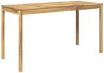 vidaXL Gartenbar-Tisch Wei&szlig; 196 x 80,5 x 105 cm Massivholz Akazie |...