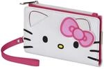 Hello Kitty Face-Slim-Geldb&ouml;rse, Wei&szlig;, 16 x 10 cm