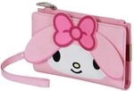 Hello Kitty My Melody Face-Slim-Geldb&ouml;rse, Rosa, 16 x 10 cm