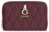 GUESS Geldb&ouml;rse Tamara SLG Zip Around Wallet Merlot weinrot