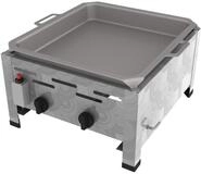 ChattenGlut Professional Gastrobr&auml;ter 2-flammig Tischger&auml;t Edelstahl...