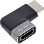 InLine HDMI Adapter A Stecker auf A Buchse, 90 Grad gewinkelt rechts, 8K UHD,