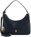 U.S. POLO ASSN. Schultertasche Umh&auml;ngetasche Jones Hobo Bag Navy dunkelblau