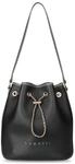bugatti Louisa Bucket Bag, Damen Beuteltasche aus Kunstleder
