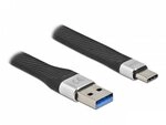 Delock USB 3.2 Gen 1 FPC Flachbandkabel USB Typ-A zu USB Type-C&trade; 14 cm PD 3 A