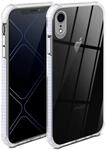 ONEFLOW f&uuml;r iPhone XR H&uuml;lle Silikon transparent, Handyh&uuml;lle mit sto&szlig;festem...