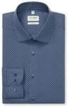 OLYMP Herren Businesshemd Schlank Geometrisch 205084 | Hemd, Manschette, Body...