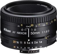 Nikon AF Nikkor 50mm 1:1,8D Objektiv (52mm Filtergewinde)