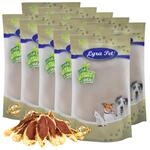Lyra Pet&reg; 10 kg Kaninchenohren gef&uuml;llt mit Huhn getrocknet Kausnack Hunde 