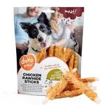 duvoplus Kausnacks f&uuml;r Hunde Kaustangen Rinderhaut & Huhn S 400 g | meat!: lange