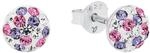 AMOR - Kinder - Unisex Ohrringe 925 Silber - mit Preciosa - Ohrstecker