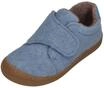 KOEL Barefoot Kinder Hausschuhe mit Klettverschlu&szlig; DAN FELT jeans