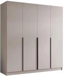 Mirjan24 Kleiderschrank mit Einlegeb&ouml;den und Kleiderstange Salkor I,...