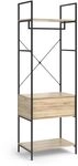 Vicco Kleiderschrank Enya, Holz, 60 x 180 cm | mit Schublade, zur Aufbewahrung...