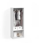Livinity Kleiderschrank Trento Wei&szlig;
