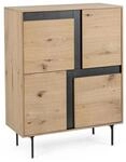 Produce Shop Stanwood Bizzotto Hochschrank mit geometrischem Design, aus...