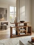 KADIMA DESIGN Sideboard Sheesham Massivholz 115 x 76 x 40 cm Landhaus-Stil 