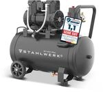 STAHLWERK Kompressor 50 L Tank, 10 bar, &ouml;lfrei & leise 70 dB (ST-501 Pro) |...