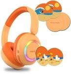 MEDION HE-1 Bluetooth Kopfh&ouml;rer Kinder, Lautst&auml;rkebegrenzung - Orange |...