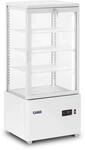 Royal Catering RCCC-78-WT K&uuml;hlvitrine 78 L 4 Ebenen wei&szlig; K&uuml;hltheke...