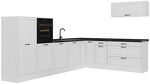 Vicco Eckk&uuml;che R-Line, Wei&szlig; Landhaus/Wei&szlig; 327 x cm | 8 Module &middot;