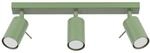 SOLLUX lighting Deckenleuchte innen LED GU10 3-Flammig salbei, Ring |...
